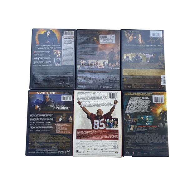 Tom Cruise Movie DVDs Lot of Six Last Samurai Minority Report War of the Worlds - Picture 2 of 8